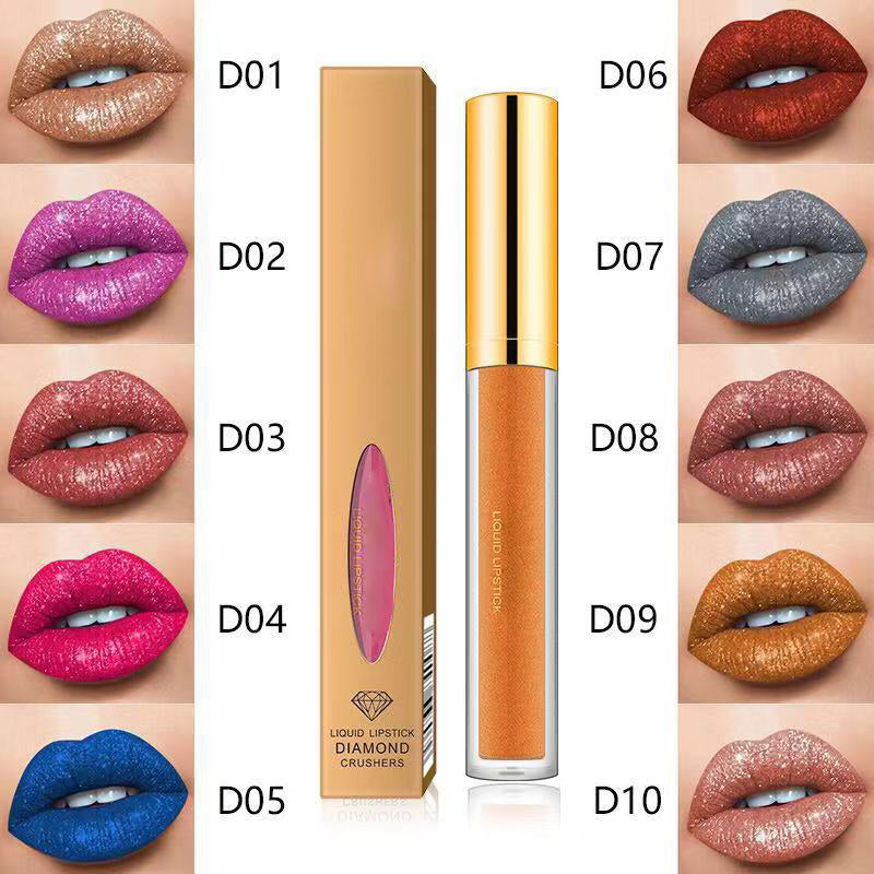 💥 ist im Sonderangebot! --Metallic Liquid Diamond Glitter Lipstick 💄2025 Last 1 Day Sale!