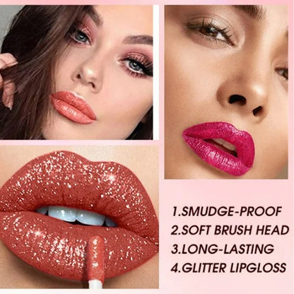 💥 ist im Sonderangebot! --Metallic Liquid Diamond Glitter Lipstick 💄2025 Last 1 Day Sale!