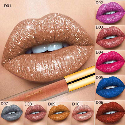 💥 ist im Sonderangebot! --Metallic Liquid Diamond Glitter Lipstick 💄2025 Last 1 Day Sale!