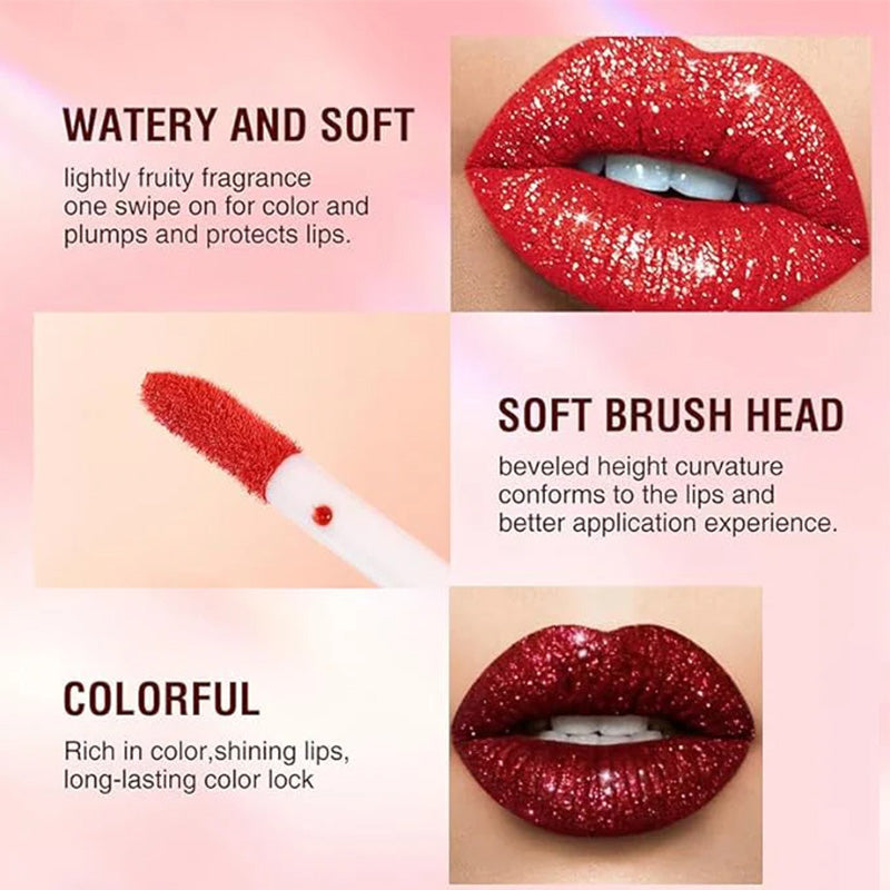 💥 ist im Sonderangebot! --Metallic Liquid Diamond Glitter Lipstick 💄2025 Last 1 Day Sale!
