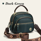 🎁Hot Sale 49% Rabatt⏳Klassische Multifunktionsfächer Verstellbarer breiter Schultergurt PU Leder Crossbody Tasche