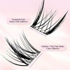🎁Schnäppchen 50 % RABATT🔥Wasserfeste, kleberfreie, realistische falsche Wimpern