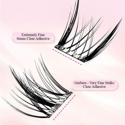 🎁Schnäppchen 50 % RABATT🔥Wasserfeste, kleberfreie, realistische falsche Wimpern