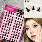🎁Schnäppchen 50 % RABATT🔥Wasserfeste, kleberfreie, realistische falsche Wimpern