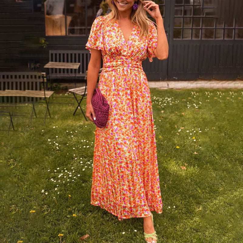 ⏳Descuento por tiempo limitado💥Vestido floral vintage dulce para mujer