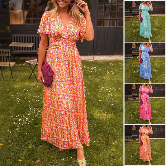 ⏳Descuento por tiempo limitado💥Vestido floral vintage dulce para mujer
