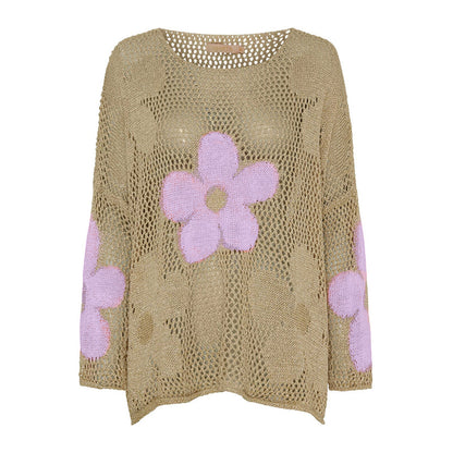 🌼49% Rabatt👚 Damen Sommerpullover mit Hohlsaum