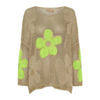 🌼49% Rabatt👚 Damen Sommerpullover mit Hohlsaum