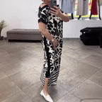 💥😍 49% RABATT🌹👗Off-Shoulder V-Ausschnitt Modisches Atmungsaktives Kleid 🎁
