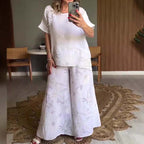 💃Seasonal Specials💃Women's Floral Print Casual 2-Piece Set