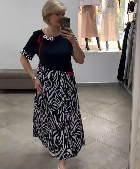 🔥Vestido de patchwork acolchado para mujer