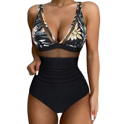 ⏳Descuento del 50% por tiempo limitado💥👙Traje de baño de malla con control de abdomen🏝️