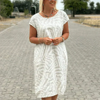 Lässiges Boho-Vintage-Kleid mit Print💃
