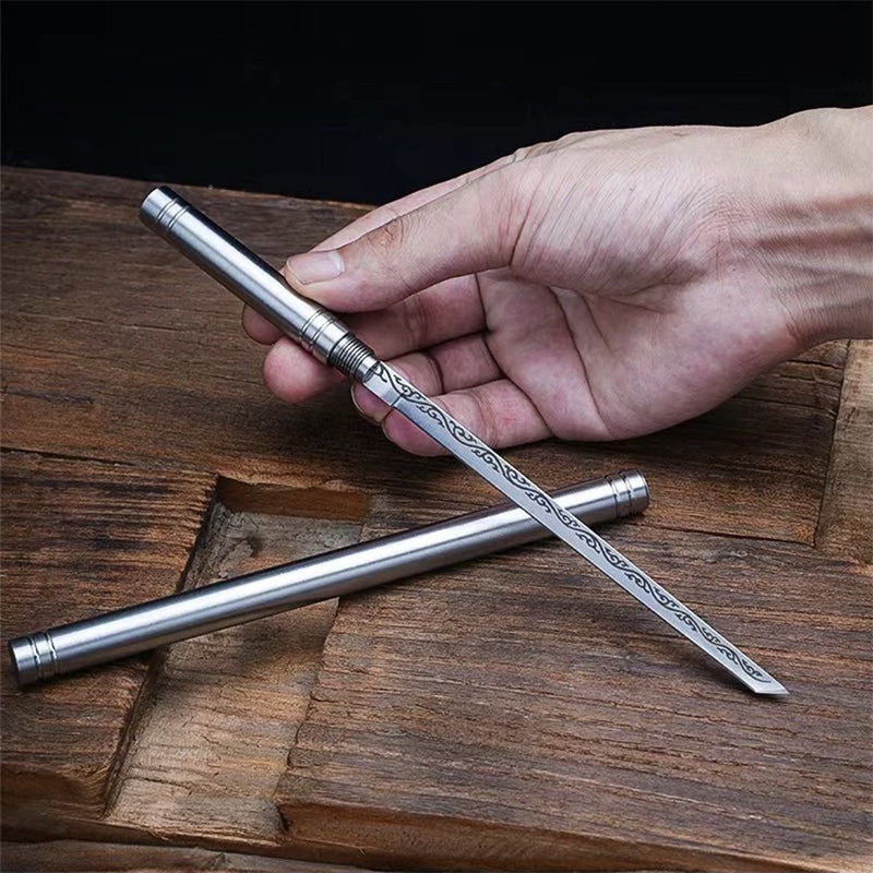 🔥Cuchillo de fruta portátil multiusos con funda