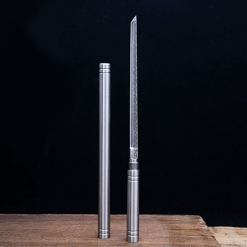 🔥Cuchillo de fruta portátil multiusos con funda