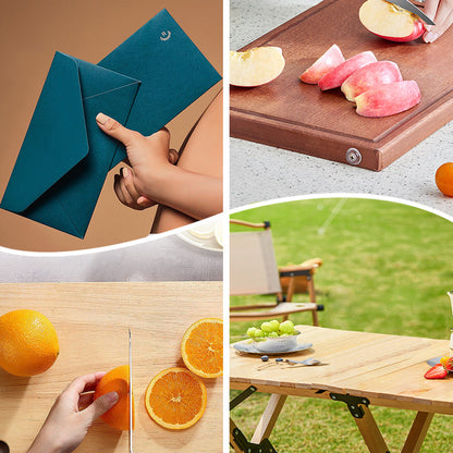 🔥Cuchillo de fruta portátil multiusos con funda