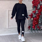 💜 LETZTER TAG DER AKTION – 50 % RABATT 💜Lässiges Sweatshirt-Leggings-Set für Frauen
