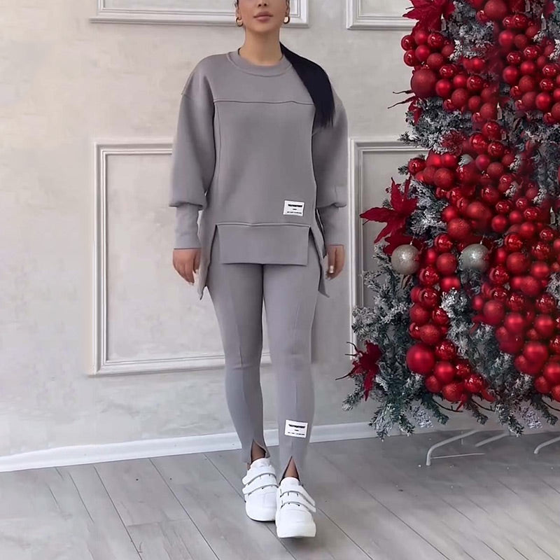 💜 LETZTER TAG DER AKTION – 50 % RABATT 💜Lässiges Sweatshirt-Leggings-Set für Frauen