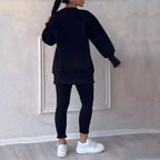 💜 LETZTER TAG DER AKTION – 50 % RABATT 💜Lässiges Sweatshirt-Leggings-Set für Frauen