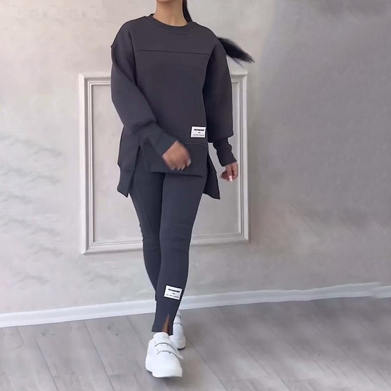 💜 LETZTER TAG DER AKTION – 50 % RABATT 💜Lässiges Sweatshirt-Leggings-Set für Frauen