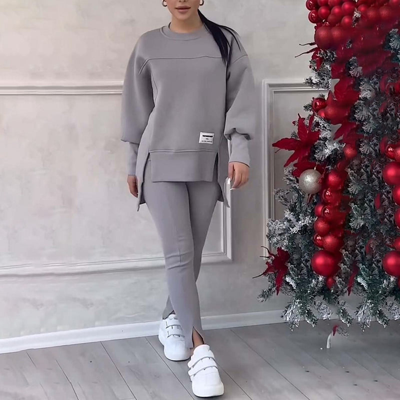 💜 LETZTER TAG DER AKTION – 50 % RABATT 💜Lässiges Sweatshirt-Leggings-Set für Frauen