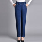 🎁 Begrenzte Zeit 49% RABATT ⏳ Damen Jeans mit Seitentaschen und Vollgummibund