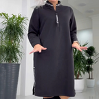 👗Lässiges, lockeres, übergroßes Midikleid für Damen🌹