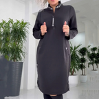 👗Lässiges, lockeres, übergroßes Midikleid für Damen🌹