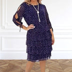 Weihnachtsvorverkauf✨Lässiges bedrucktes Lagenkleid für Damen