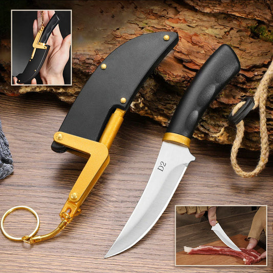 ⏳Descuento del 50% por tiempo limitado💥Cuchillo de fruta portátil multiusos con funda