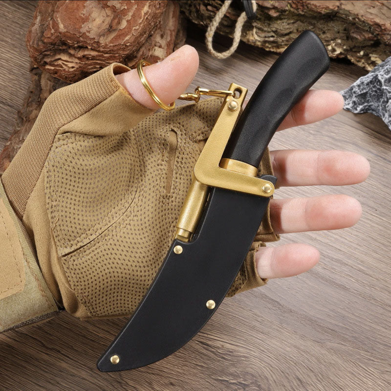⏳Descuento del 50% por tiempo limitado💥Cuchillo de fruta portátil multiusos con funda