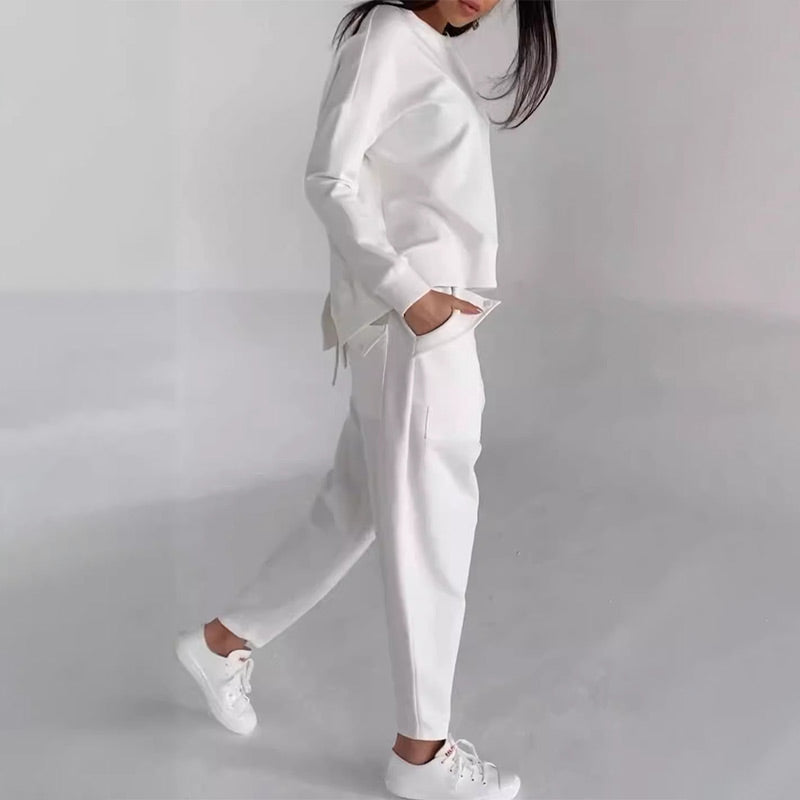 Traje deportivo-casual para mujer con muchos bolsillos.💖