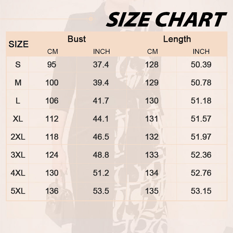 👗Kleid mit 3/4-Ärmeln, Farbblock-Print, Revers und Schlitz👗