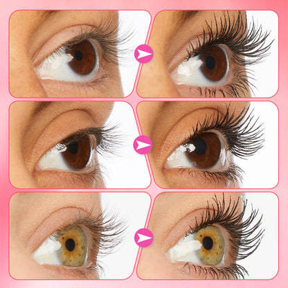 Waterdichte langdurige volume -giving kras -vrije mascara