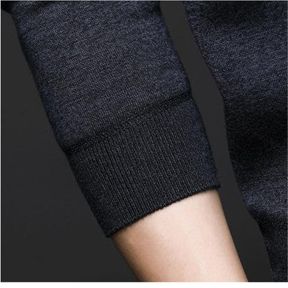 ✨Geschenkauswahl🎁 - Gefütterter und verdickter Winterpullover für Herren mit Revers