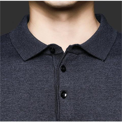 ✨Geschenkauswahl🎁 - Gefütterter und verdickter Winterpullover für Herren mit Revers