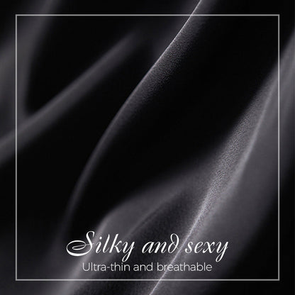 Satinkleid in Maxilänge mit Schlitz und Drapierung, One-Shoulder-Design