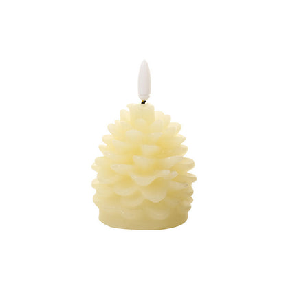 🎉 Flammenlose LED-Tannenzapfenkerzen für stimmungsvolle Deko das ganze Jahr über! 🌲💡
