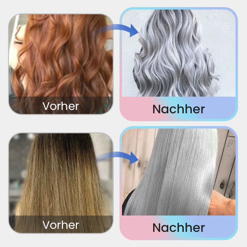 💥Heißer Verkauf 50% Rabatt🌿2-in-1-Silber-Haarfarbe mit natürlichem Essenz-Extrakt