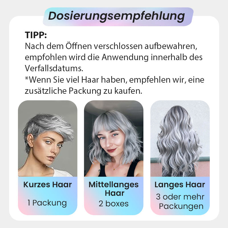 💥Heißer Verkauf 50% Rabatt🌿2-in-1-Silber-Haarfarbe mit natürlichem Essenz-Extrakt