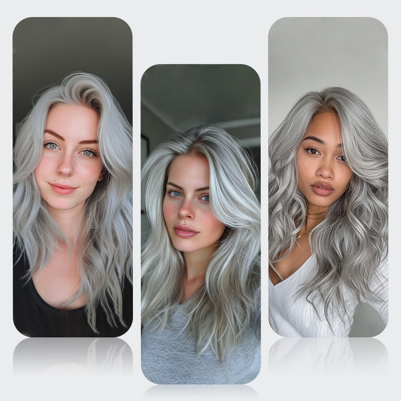 💥Heißer Verkauf 50% Rabatt🌿2-in-1-Silber-Haarfarbe mit natürlichem Essenz-Extrakt