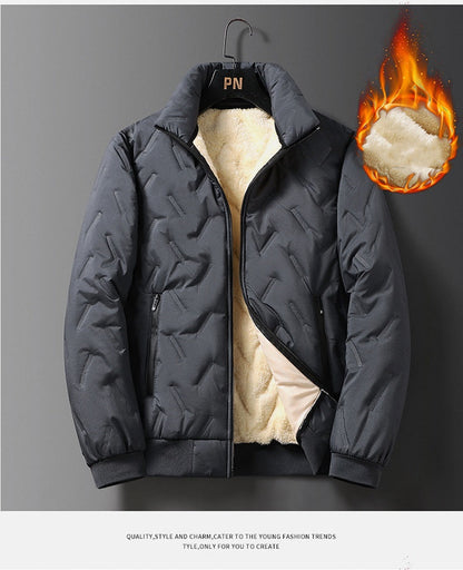 🔥Begrenzte Zeit 50% Rabatt 🔥Doppellagige warme Lambswool-Daunenjacke