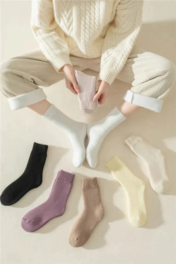 💜LETZTER TAG – KAUF 3 ERHALTE 2GRATIS💜 Thermische Wintersocken