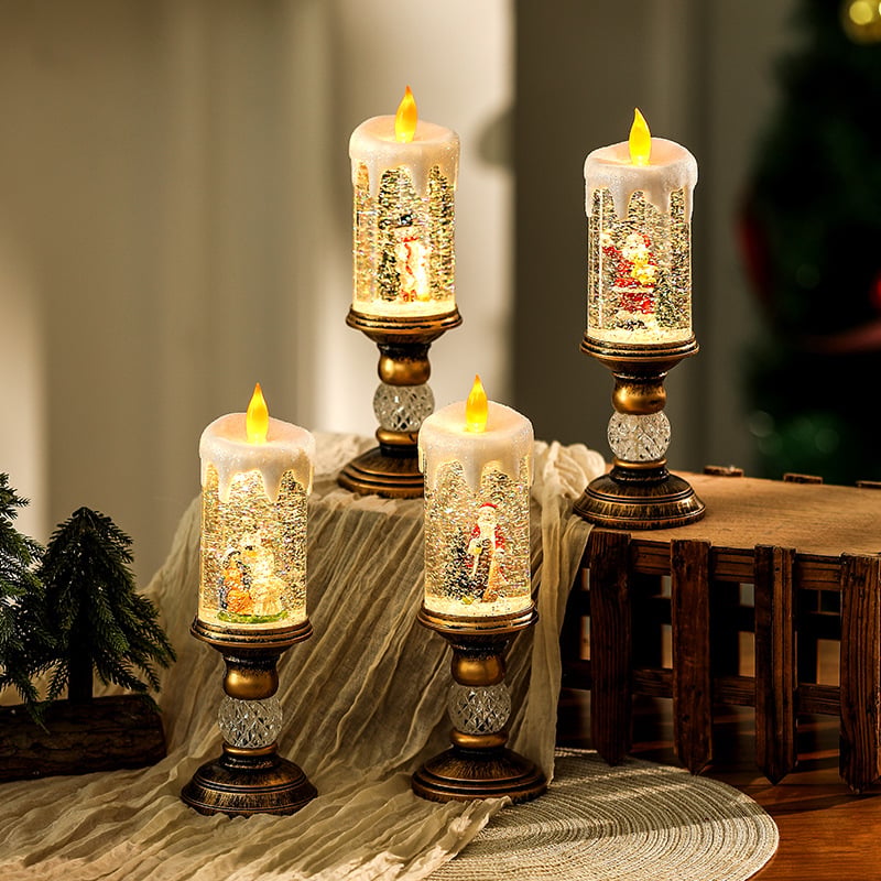 🎁Heiße Aktion 50 % Rabatt🎅Weihnachtskerzen-Nachtlicht🕯️