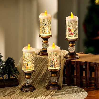 🎁Heiße Aktion 50 % Rabatt🎅Weihnachtskerzen-Nachtlicht🕯️