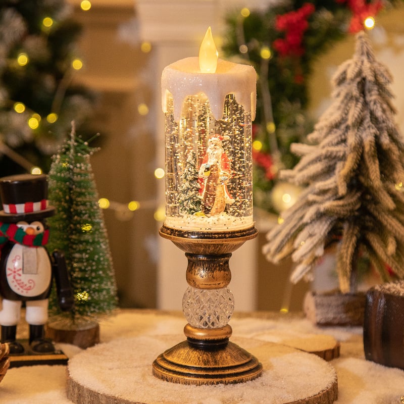 🎁Heiße Aktion 50 % Rabatt🎅Weihnachtskerzen-Nachtlicht🕯️