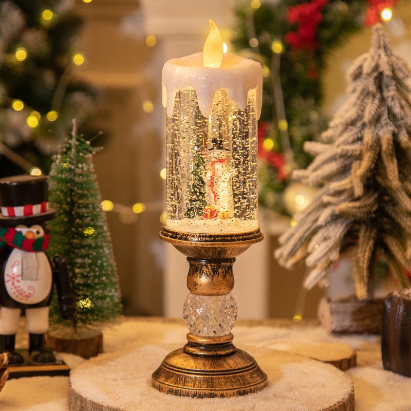 🎁Heiße Aktion 50 % Rabatt🎅Weihnachtskerzen-Nachtlicht🕯️