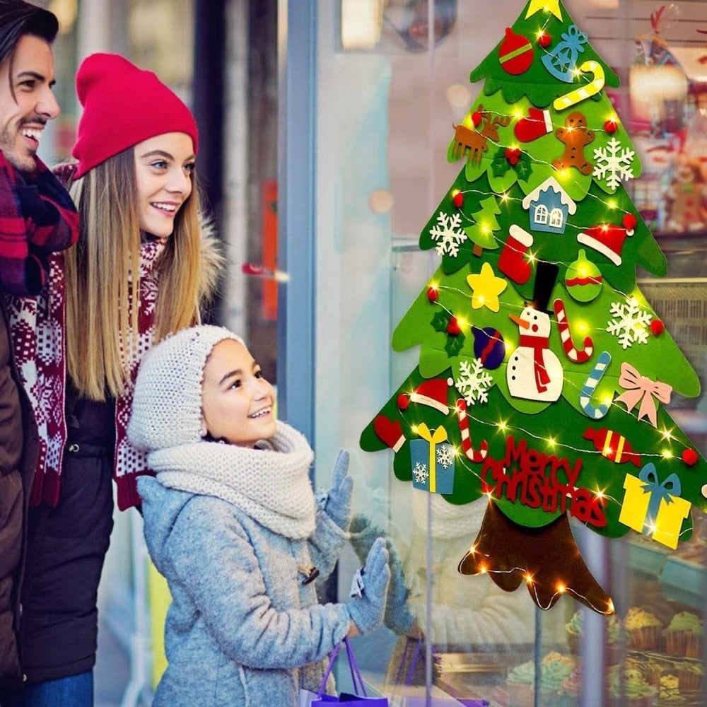 🎄Weihnachtsaktion 49% OFF🎁DIY Filz Weihnachtsbaum Set