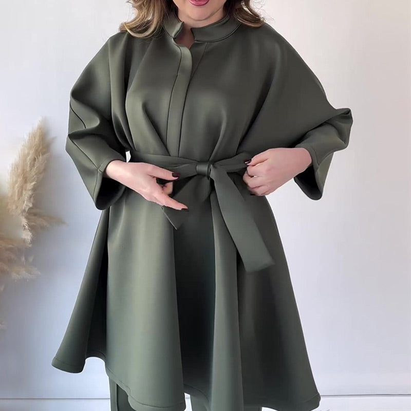 🎀Neu eingetroffen 50% RABATT💃Elegantes festes Oberteil und zweiteilige Hose für Damen