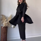 🎀Neu eingetroffen 50% RABATT💃Elegantes festes Oberteil und zweiteilige Hose für Damen